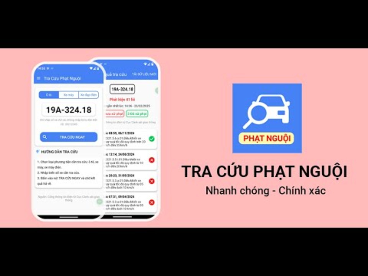 app tra cuu phat nguoi kiem tra loi vi pham giao thong va thong tin phuong tien App “Tra cứu phạt nguội” kiểm tra lỗi vi phạm giao thông và thông tin phương tiện