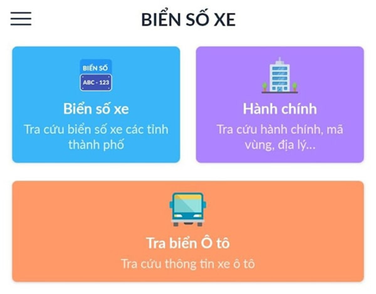 tra cuu bien so xe o to thong qua app tren dien thoai thong minh Tra cứu biển số xe ô tô thông qua app trên điện thoại thông minh