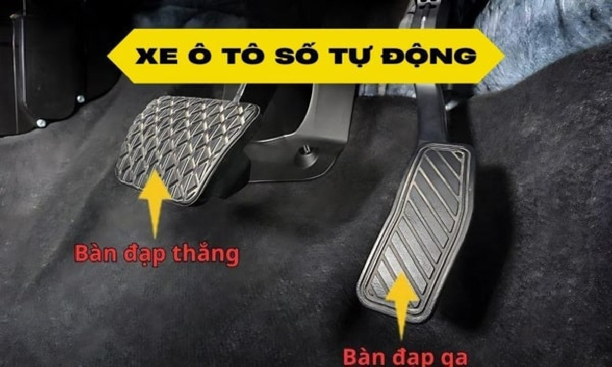 Chân thắng và chân ga xe số tự động