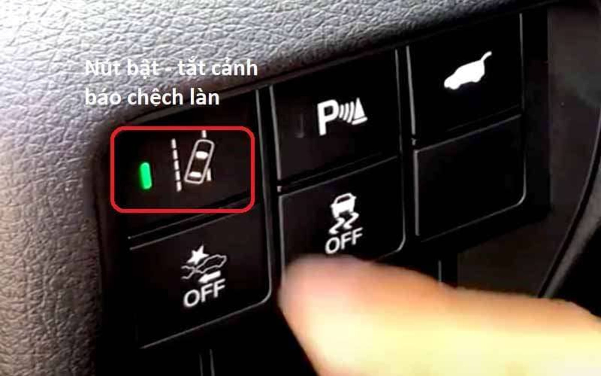 Các bộ phận của hệ thống cảnh báo lệch làn đường