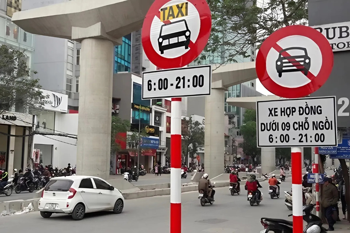 muc phat cho loi di vao duong cam o to Mức phạt cho lỗi đi vào đường cấm ô tô